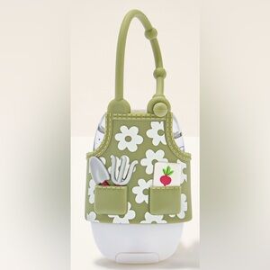 Bath & Body Works Green Floral Garden Silicone hand sanitizer holder
